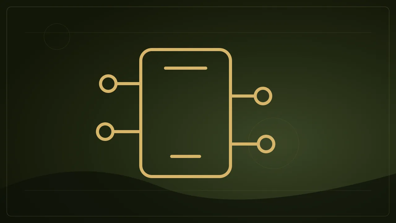Akıllı telefon ve dijital veri düğümleri illüstrasyonu